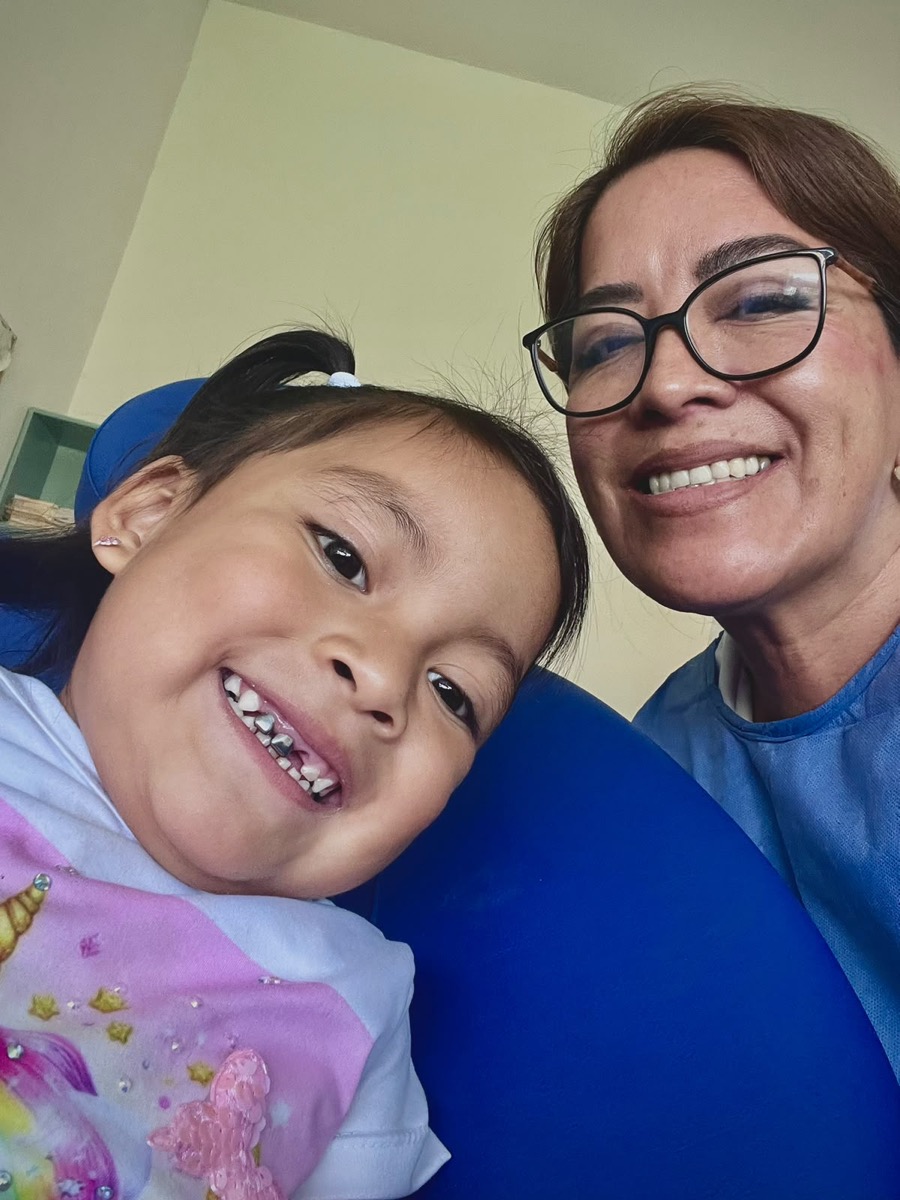 Una paciente pequeña con Laura